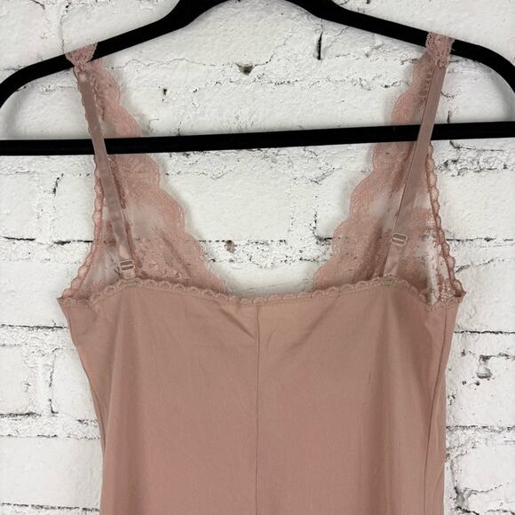 Vintage Formfit Rogers 32 Tall Lace Corset Slip Dress - Picture 5 of 8